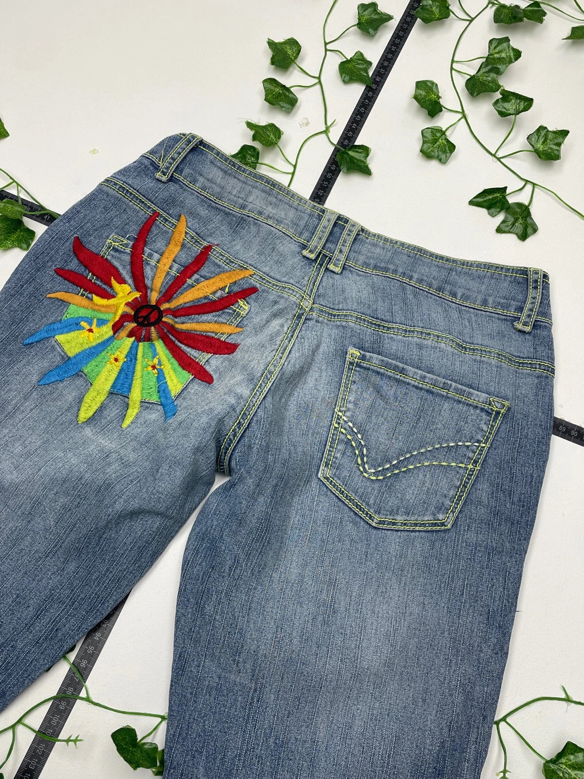 Vanilla California Vintage Low Waist Flared Jeans M - MonkeysVintage