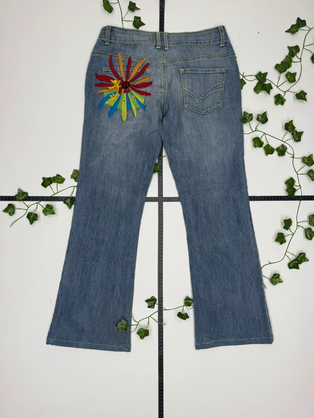 Vanilla California Vintage Low Waist Flared Jeans M - MonkeysVintage