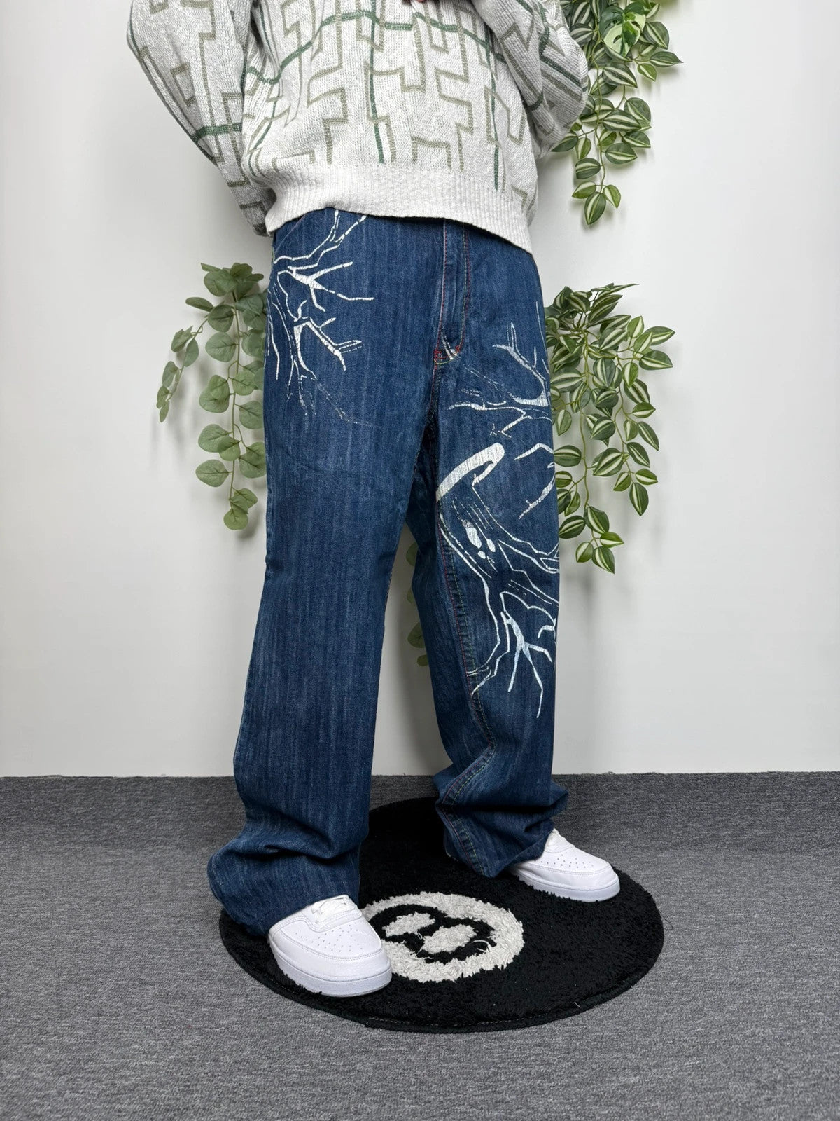 Miskeen Vintage Baggy Hip Hop Y2K Jeans W42 - MonkeysVintage