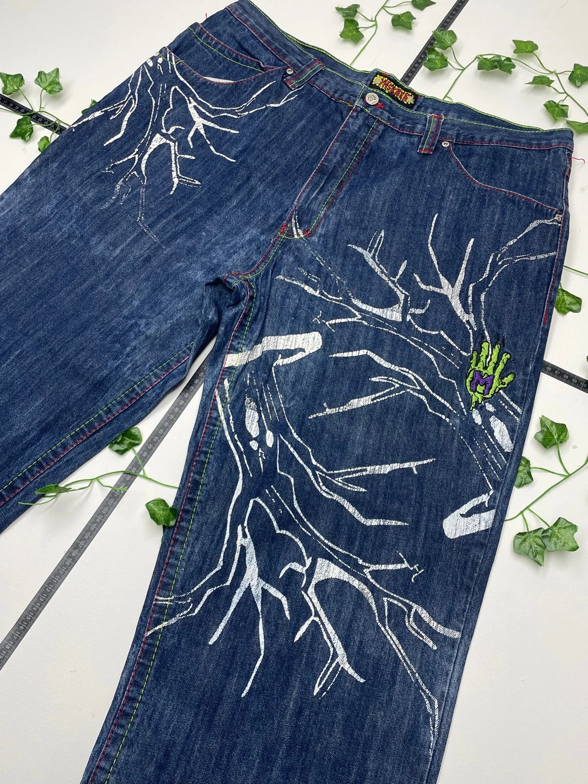 Miskeen Vintage Baggy Hip Hop Y2K Jeans W42 - MonkeysVintage