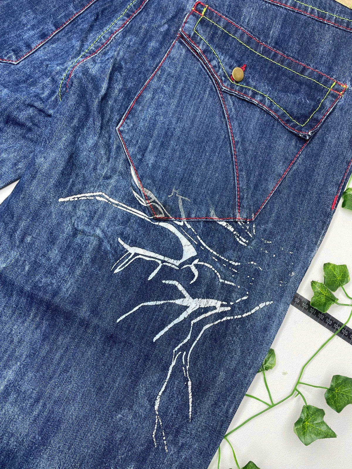 Miskeen Vintage Baggy Hip Hop Y2K Jeans W42 - MonkeysVintage
