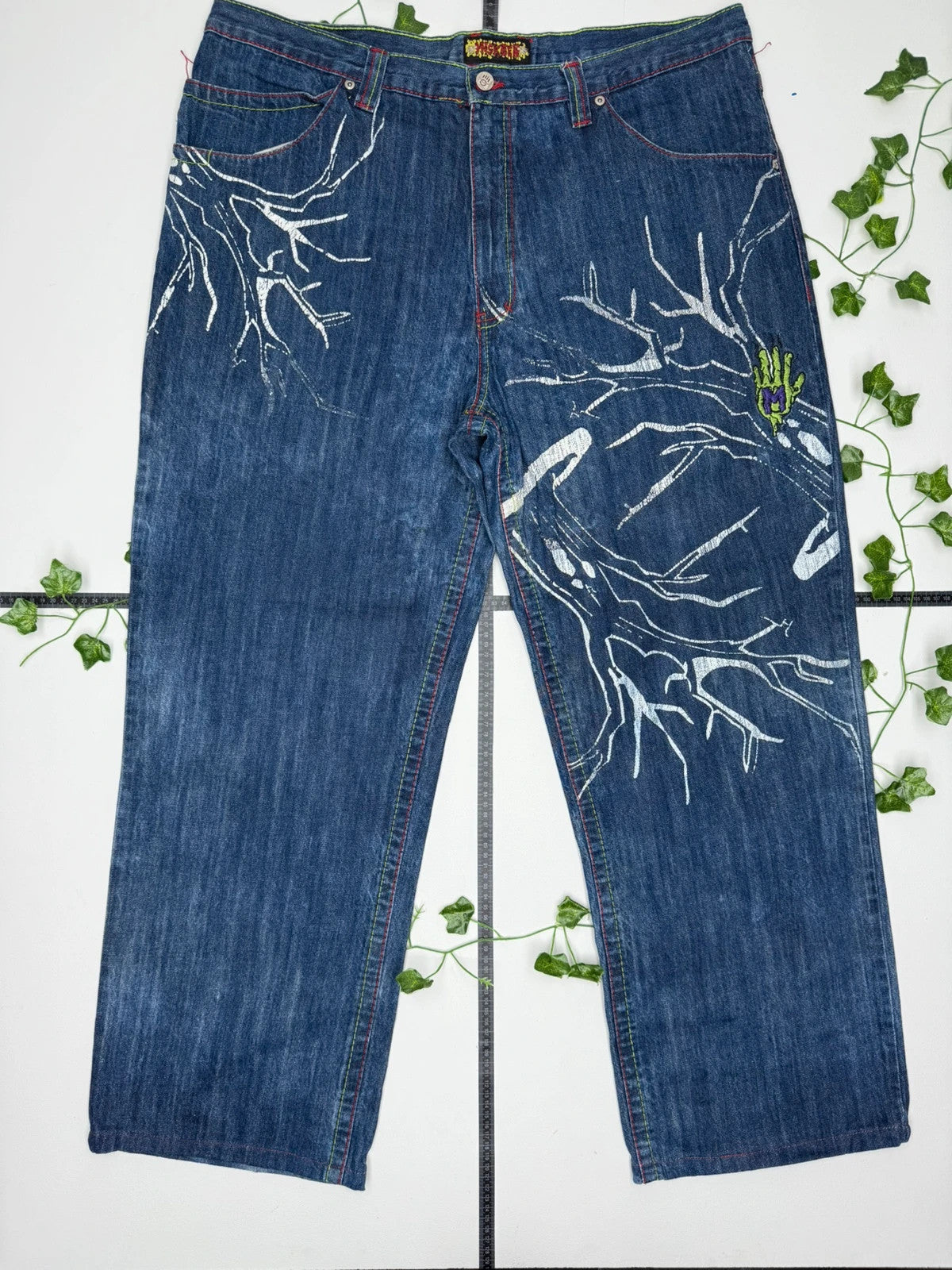 Miskeen Vintage Baggy Hip Hop Y2K Jeans W42 - MonkeysVintage
