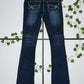 Tokyo Vintage Low Waist Bootcut Flared Jeans S - MonkeysVintage