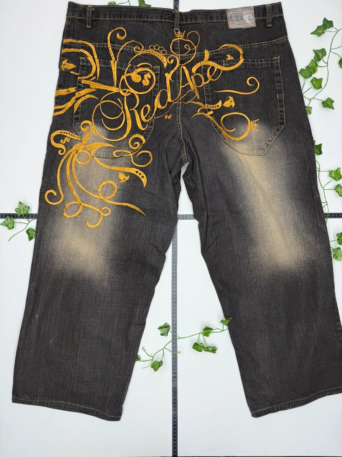 Red Ape Vintage Baggy Hip Hop Jeans Hose W46 L32 - MonkeysVintage