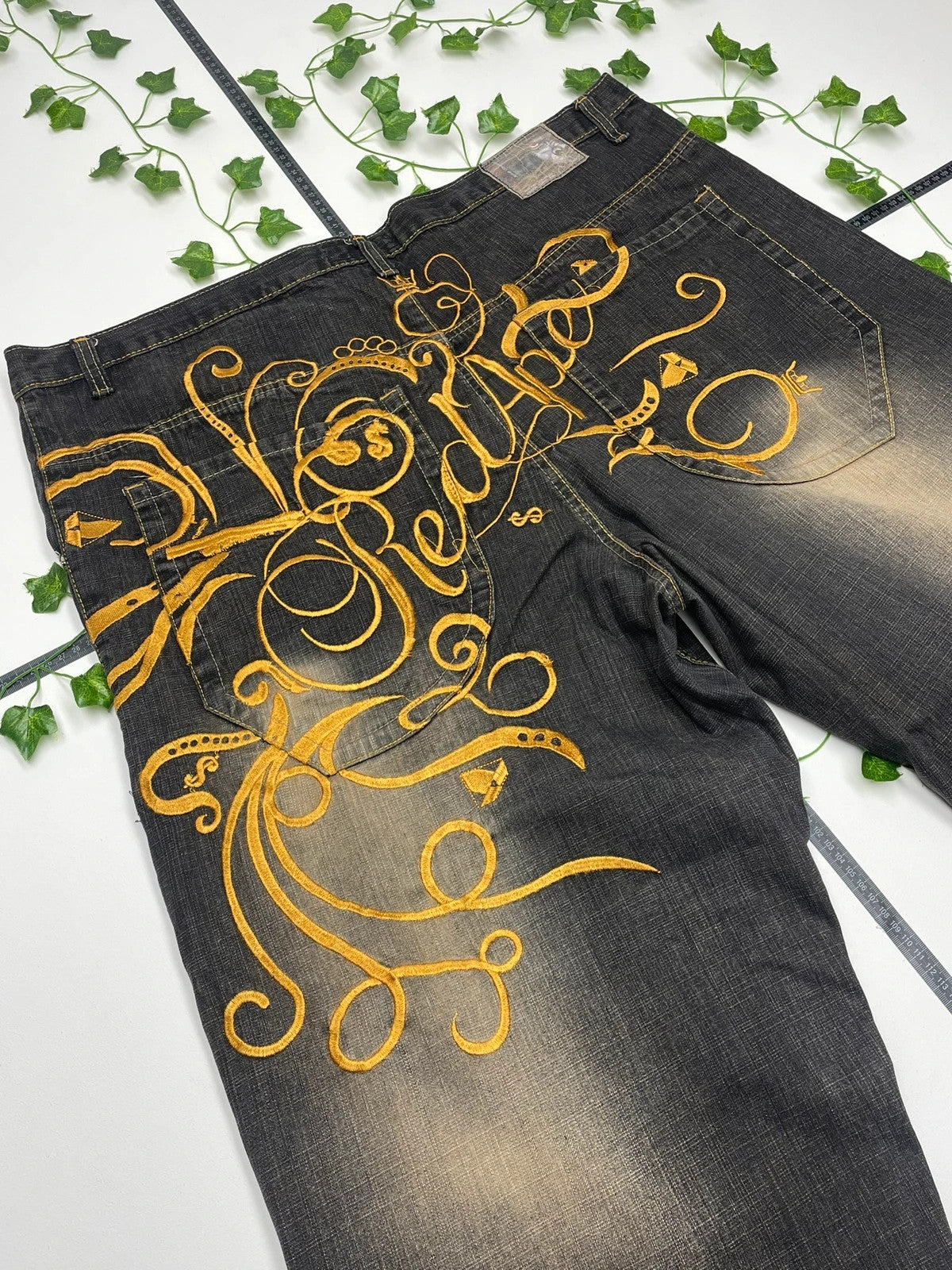 Red Ape Vintage Baggy Hip Hop Jeans Hose W46 L32 - MonkeysVintage