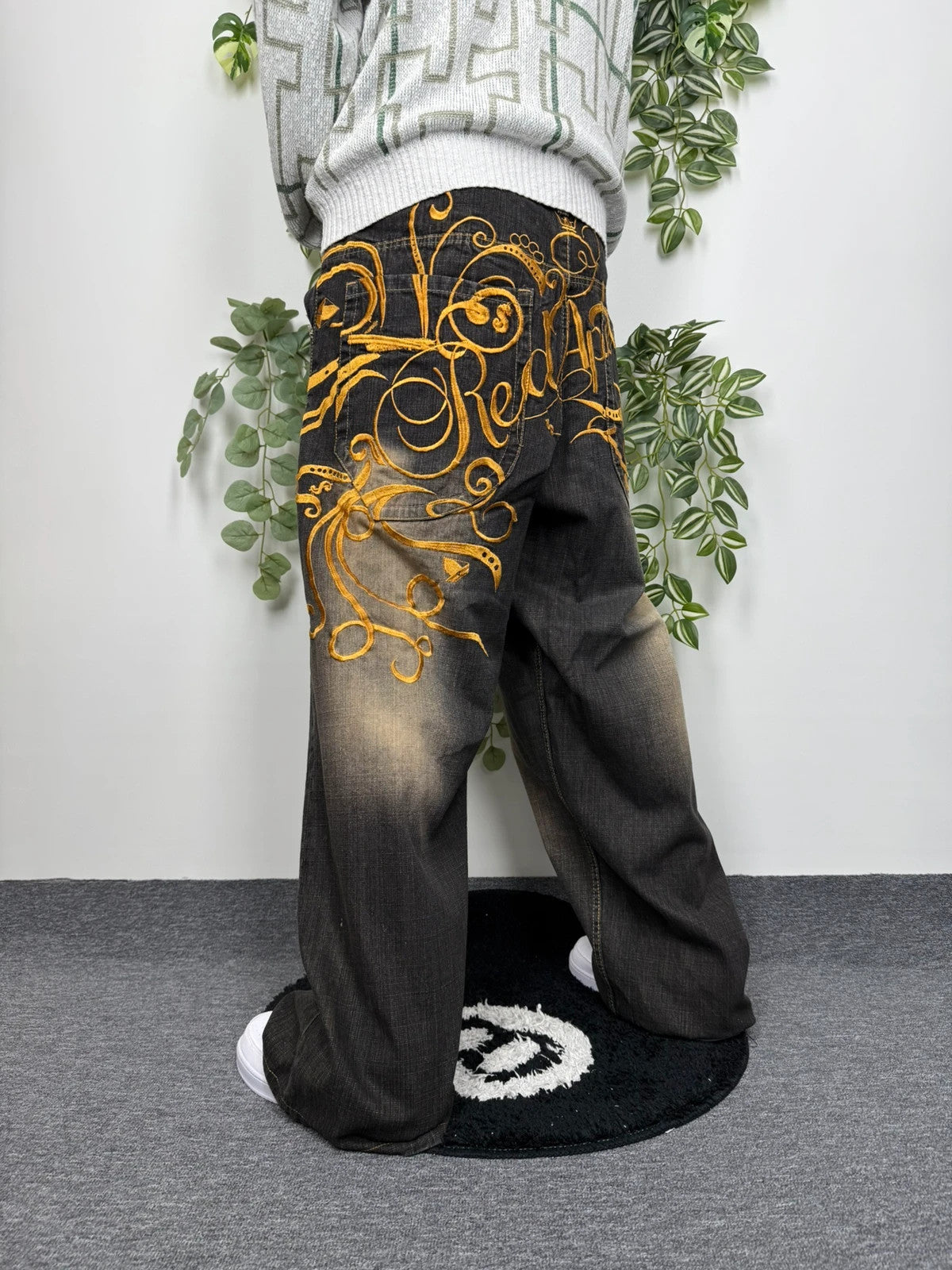Red Ape Vintage Baggy Hip Hop Jeans Hose W46 L32 - MonkeysVintage