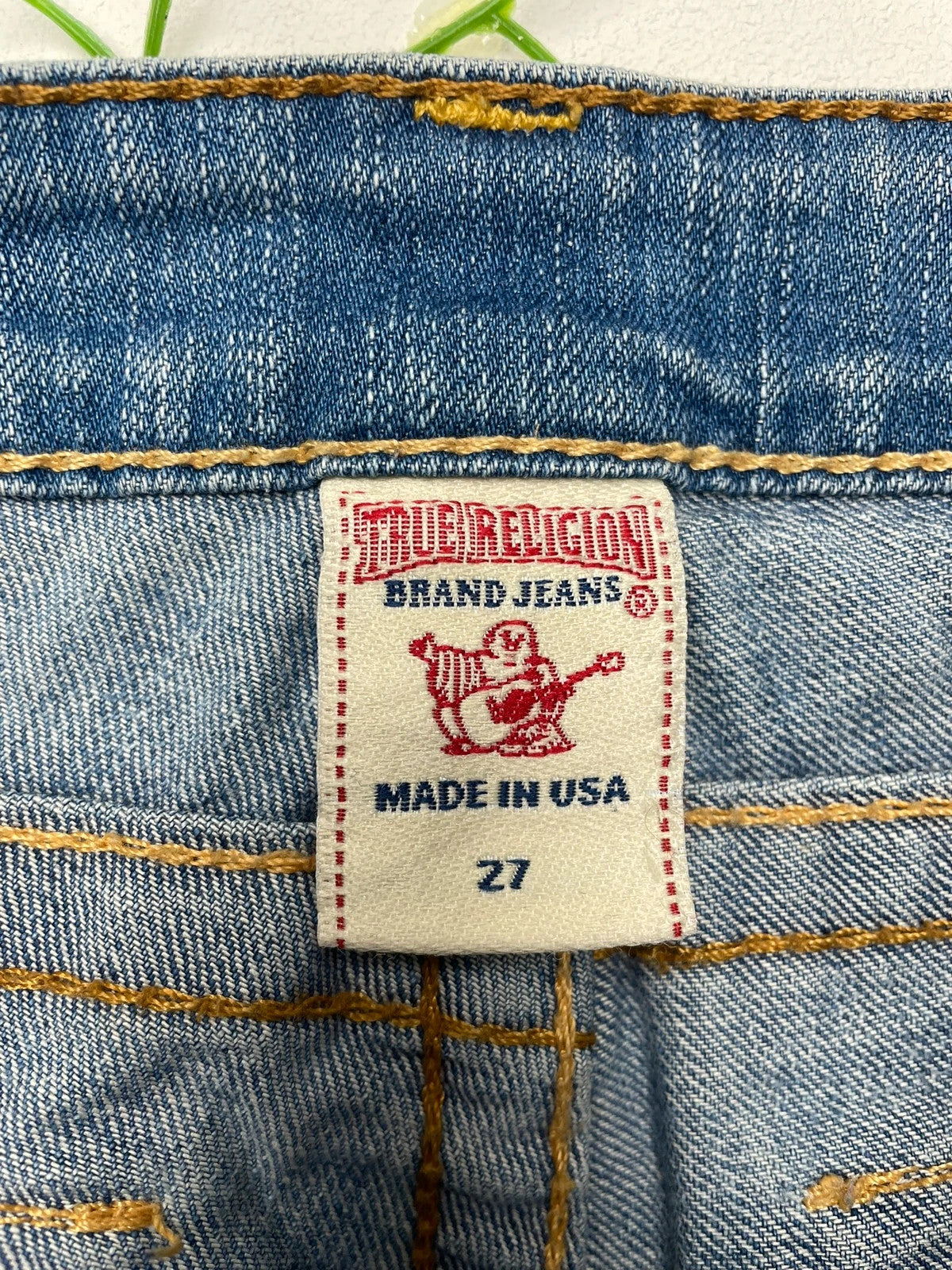 True Religion Vintage Low Waist Flared Jeans W27 - MonkeysVintage