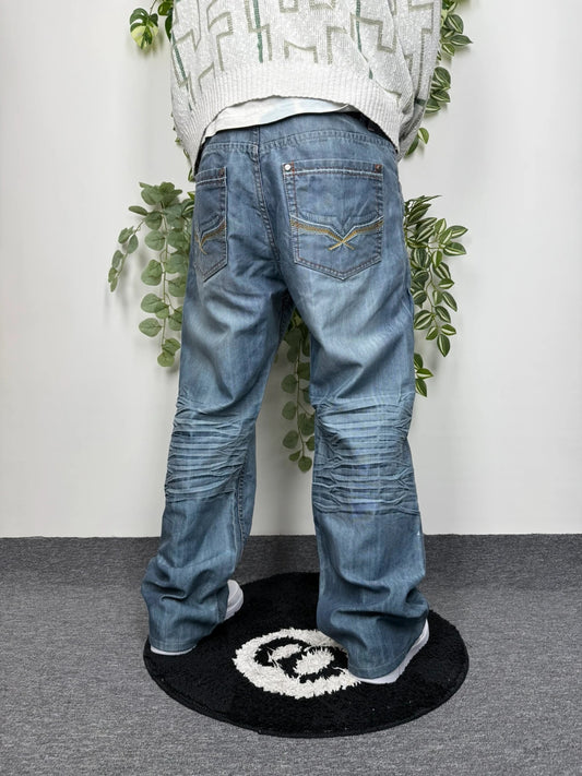 Chams Denim Vintage Baggy Jeans Hip Hop W38 - MonkeysVintage