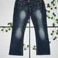 Angels Vintage Y2K Low Waist Baggy Jeans L - MonkeysVintage