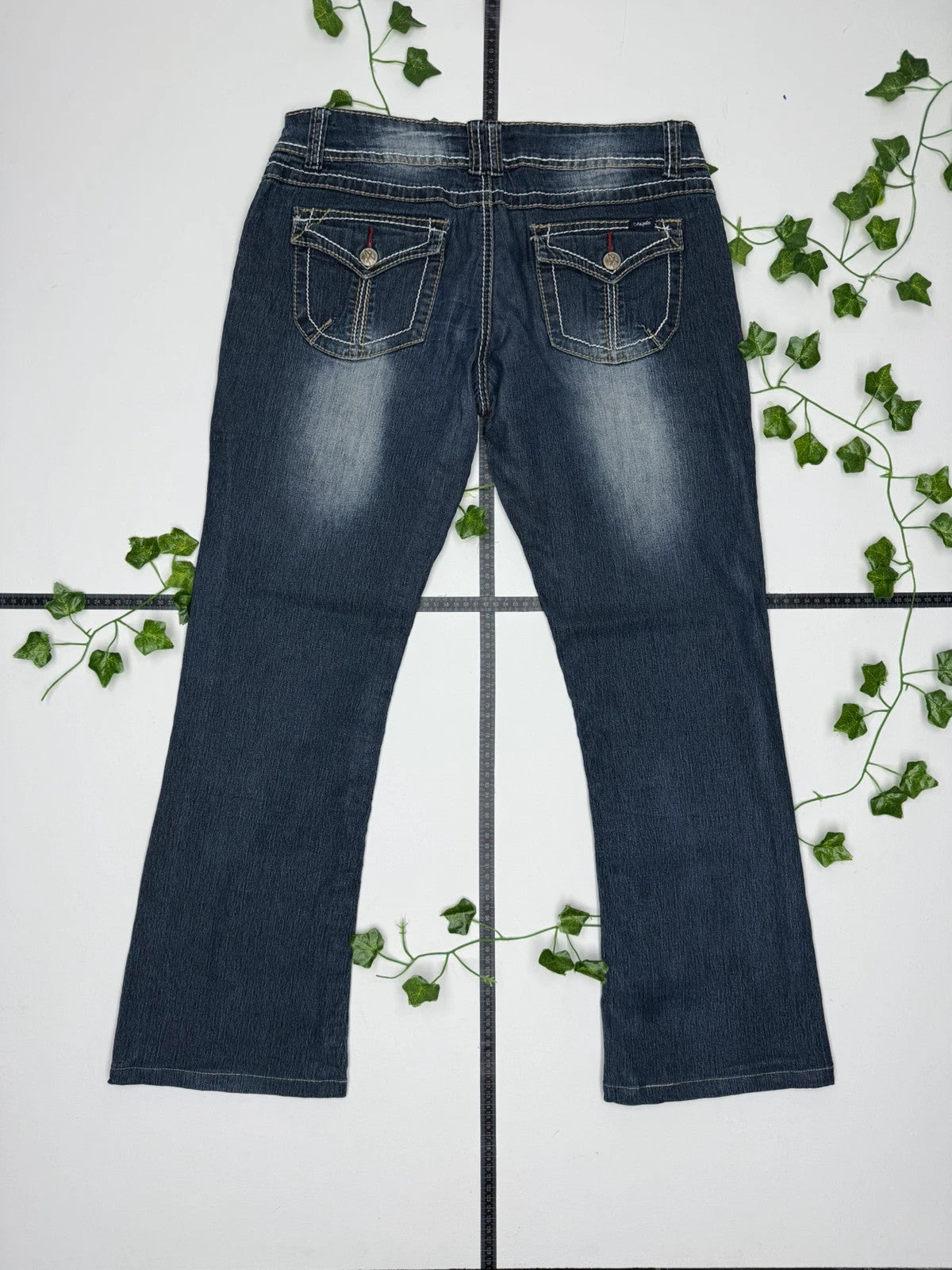 Angels Vintage Y2K Low Waist Baggy Jeans L - MonkeysVintage