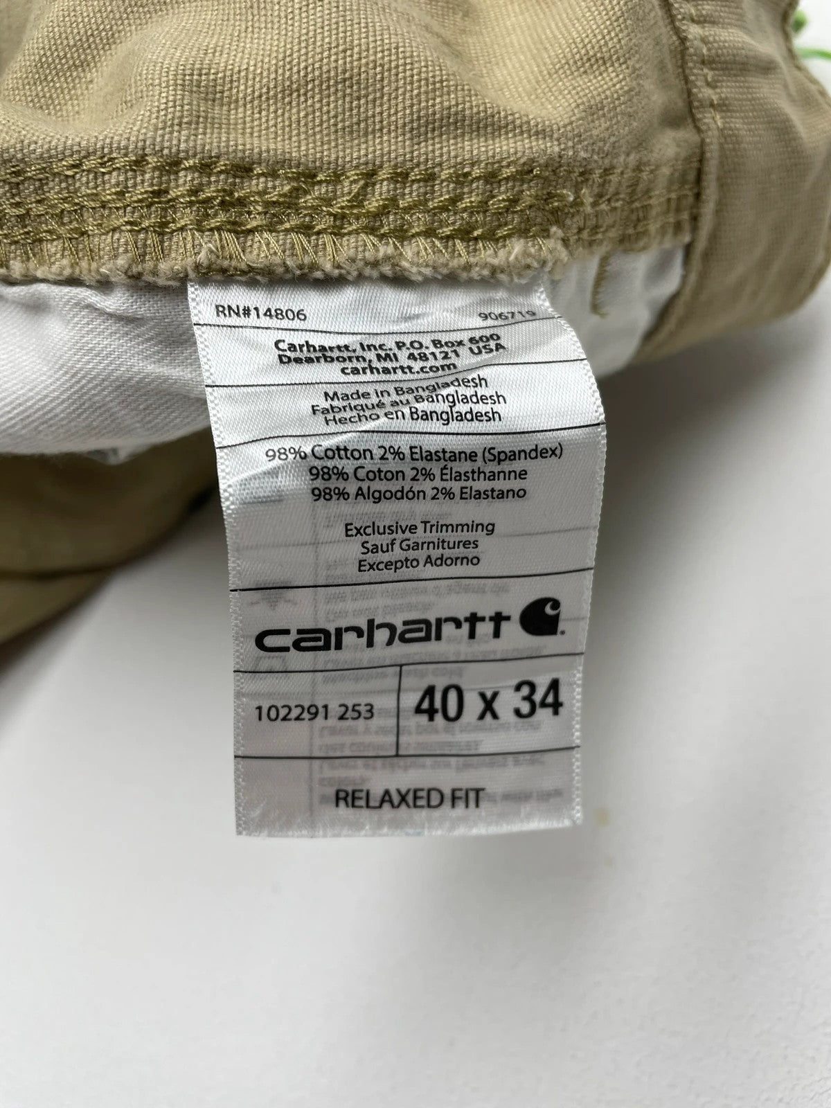 Carhartt Baggy Vintage Hose W40 L34 - MonkeysVintage