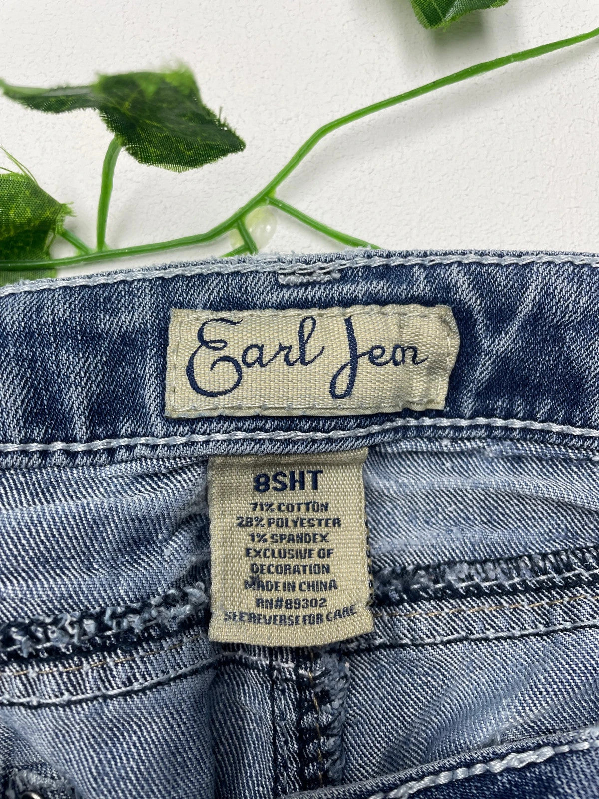Earl Jean Vintage bestickte Jeans Low Waist Baggy S - MonkeysVintage