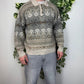 Vintage Strick Wolle Sweatshirt M - MonkeysVintage