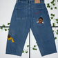 Platinum Fubu Vintage Fat Albert Hip Hop Baggy Jeans W36 - MonkeysVintage