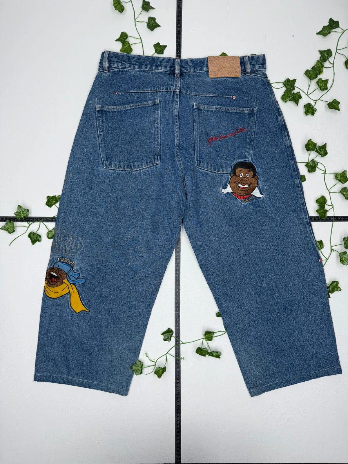 Platinum Fubu Vintage Fat Albert Hip Hop Baggy Jeans W36 - MonkeysVintage