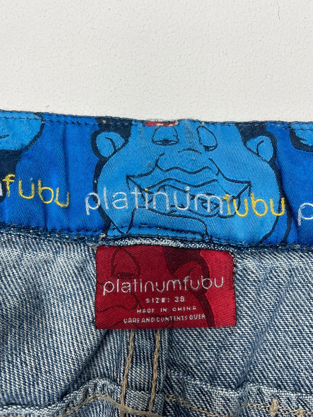 Platinum Fubu Vintage Fat Albert Hip Hop Baggy Jeans W36 - MonkeysVintage