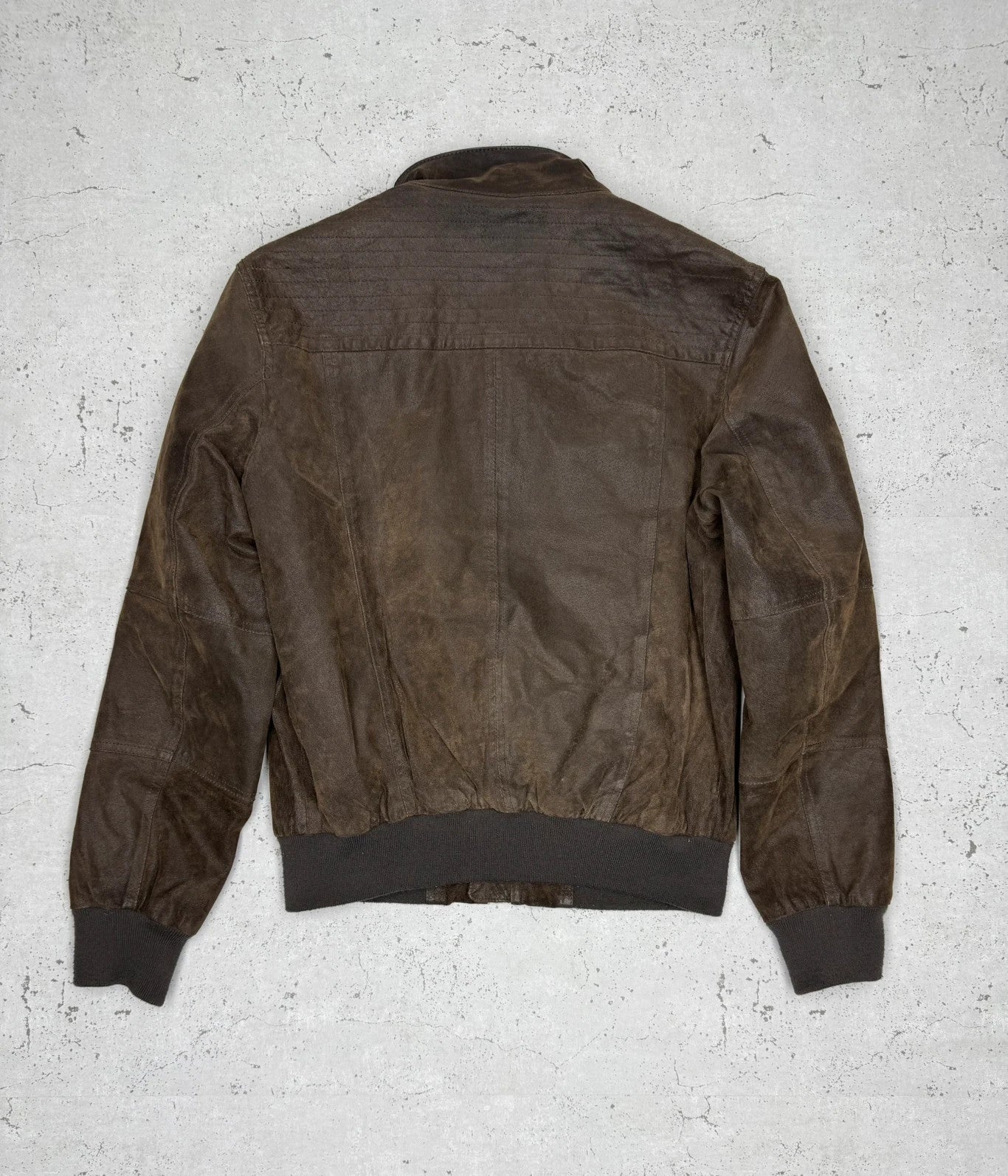 Conbipel Italia Vintage Lederjacke Braun M - MonkeysVintage