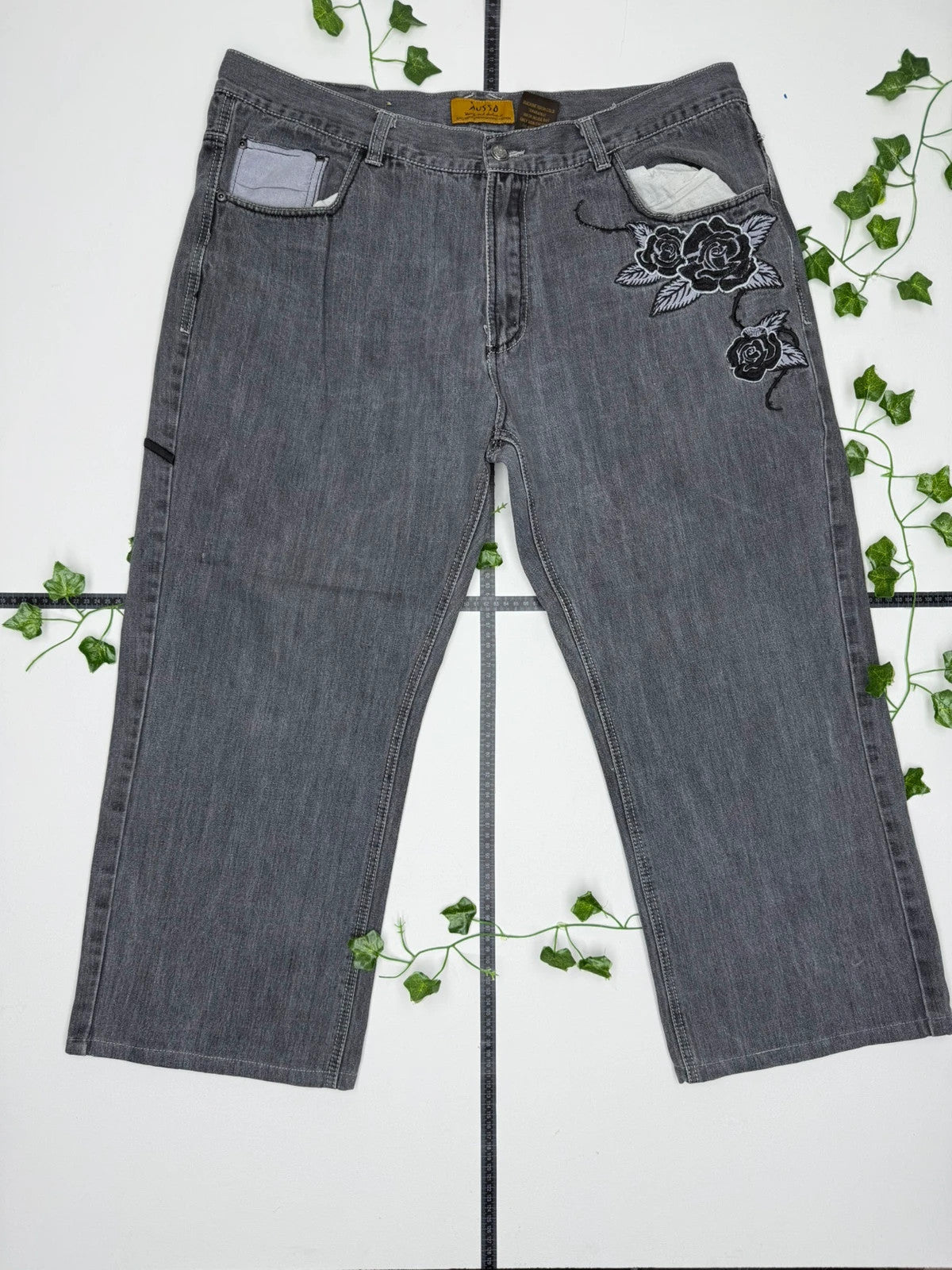 Vintage Baggy Hip-Hop Y2K Tiger Jeans Hose W44 L32 - MonkeysVintage