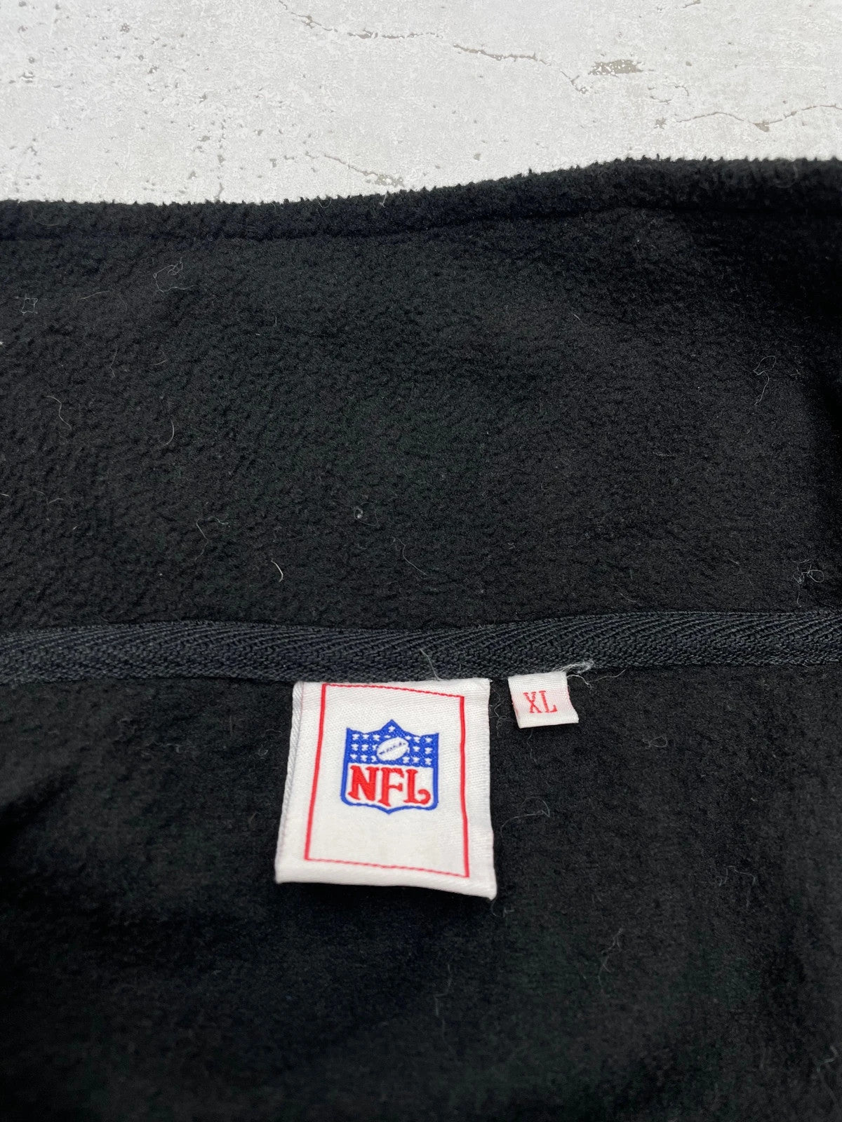 NFL Colts Fleecejacke Zipper Schwarz XL - MonkeysVintage