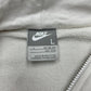 Nike Vintage Kapuzenjacke Zipper Hoodie Weiß S - MonkeysVintage