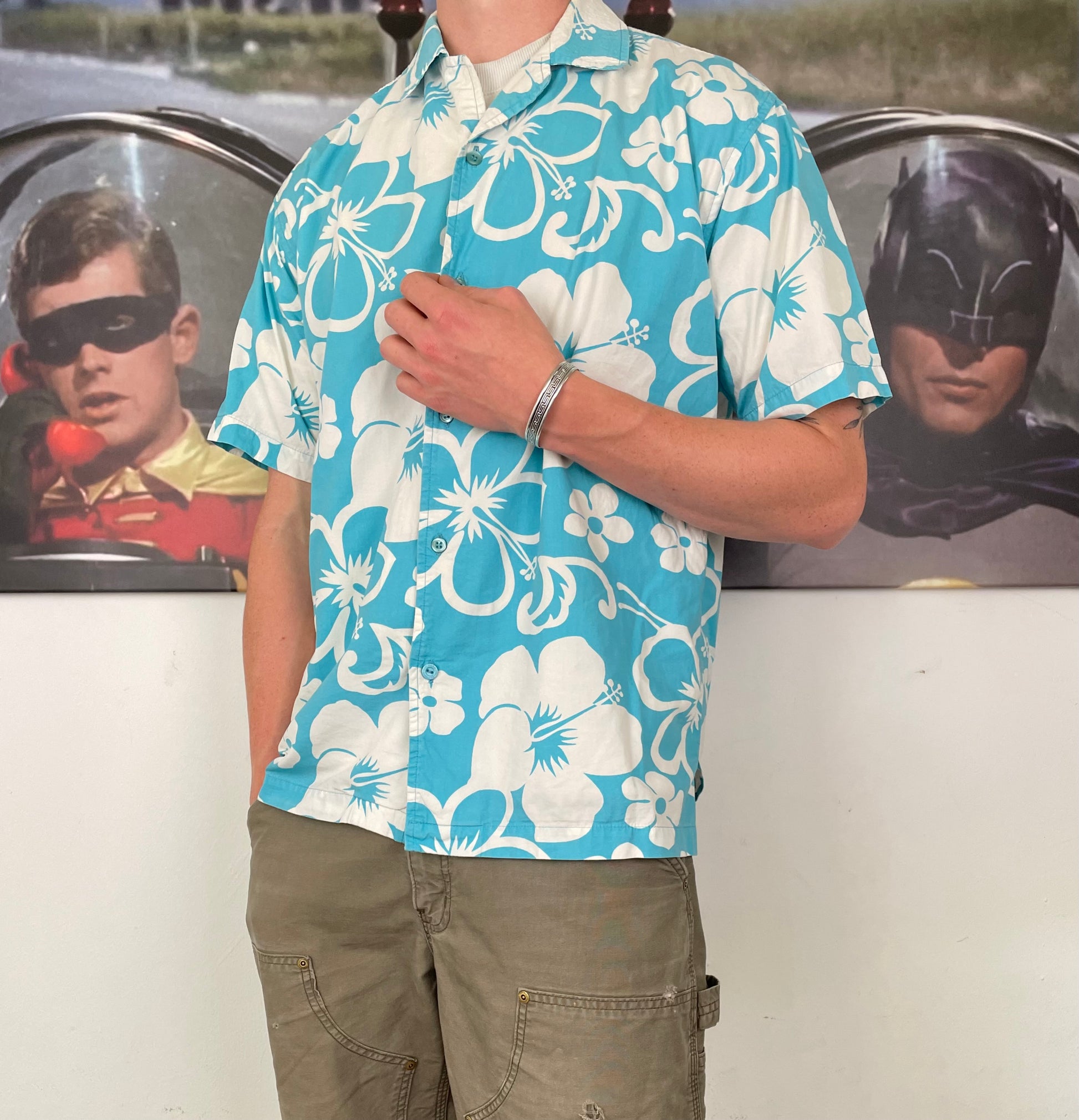 Vintage Sommerhemd Shirt M - MonkeysVintage