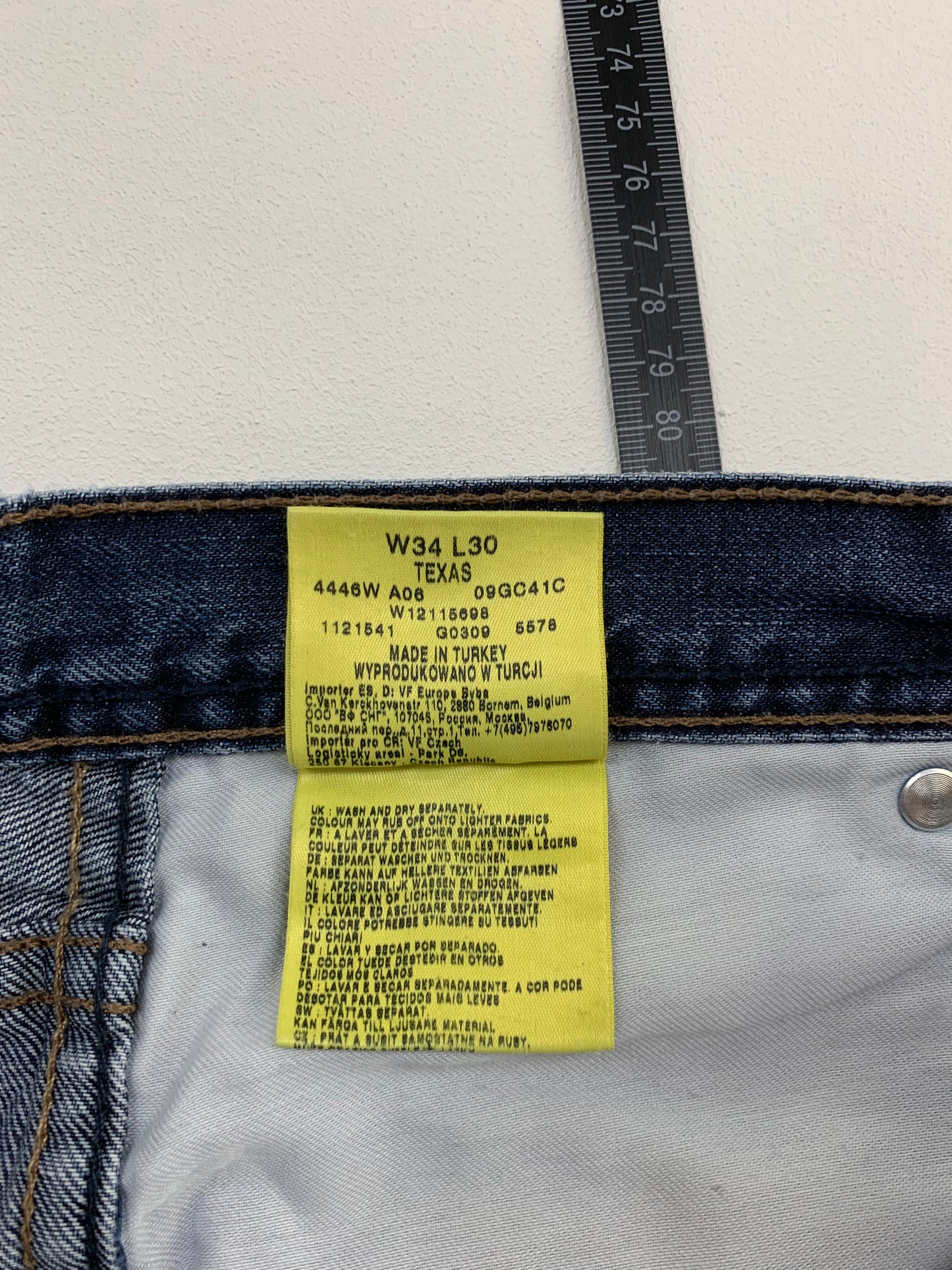 Lee Vintage Straight Leg Fit Jeans W34 L30 - MonkeysVintage