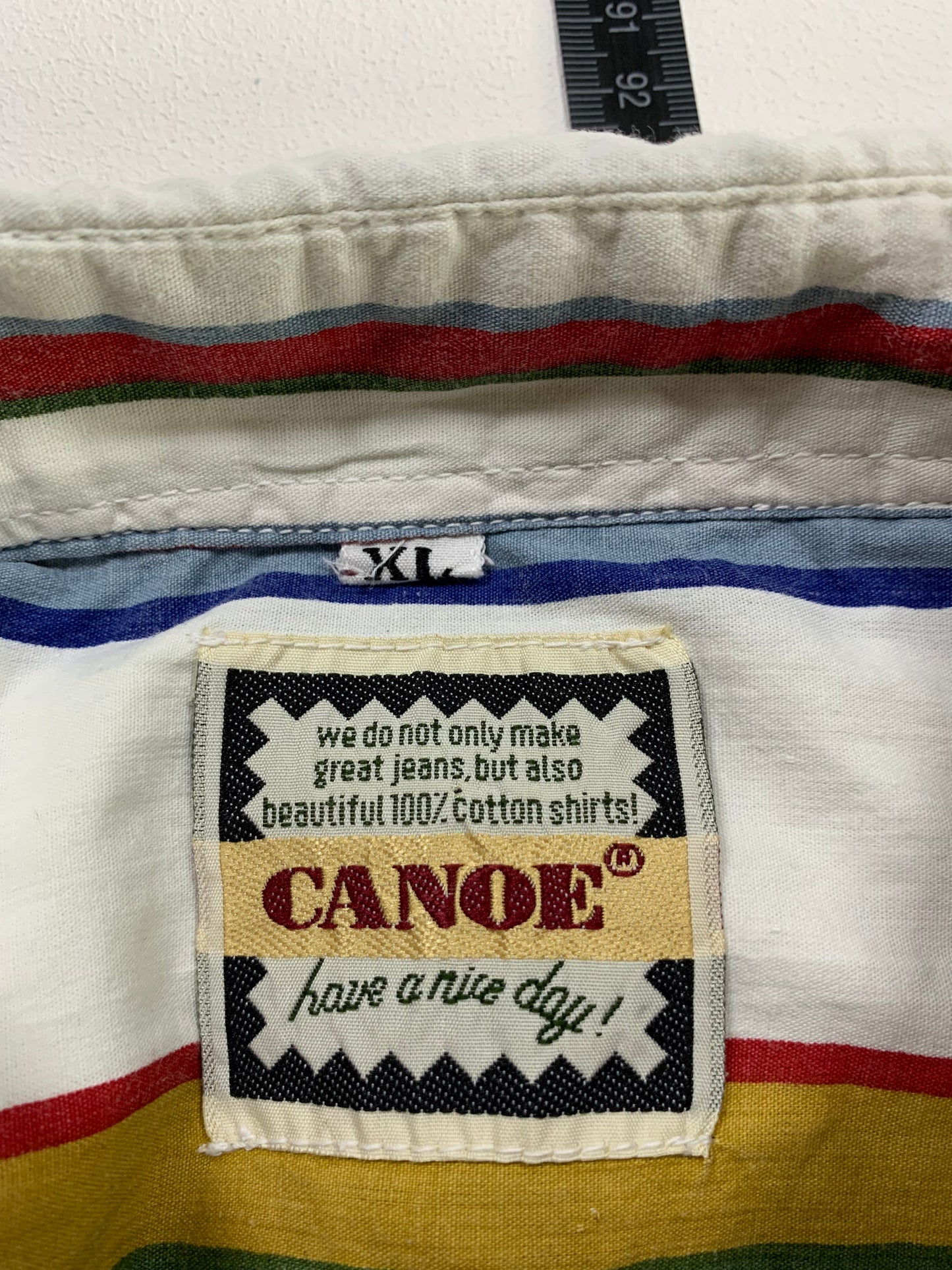 Vintage langarm Hemd XL - MonkeysVintage
