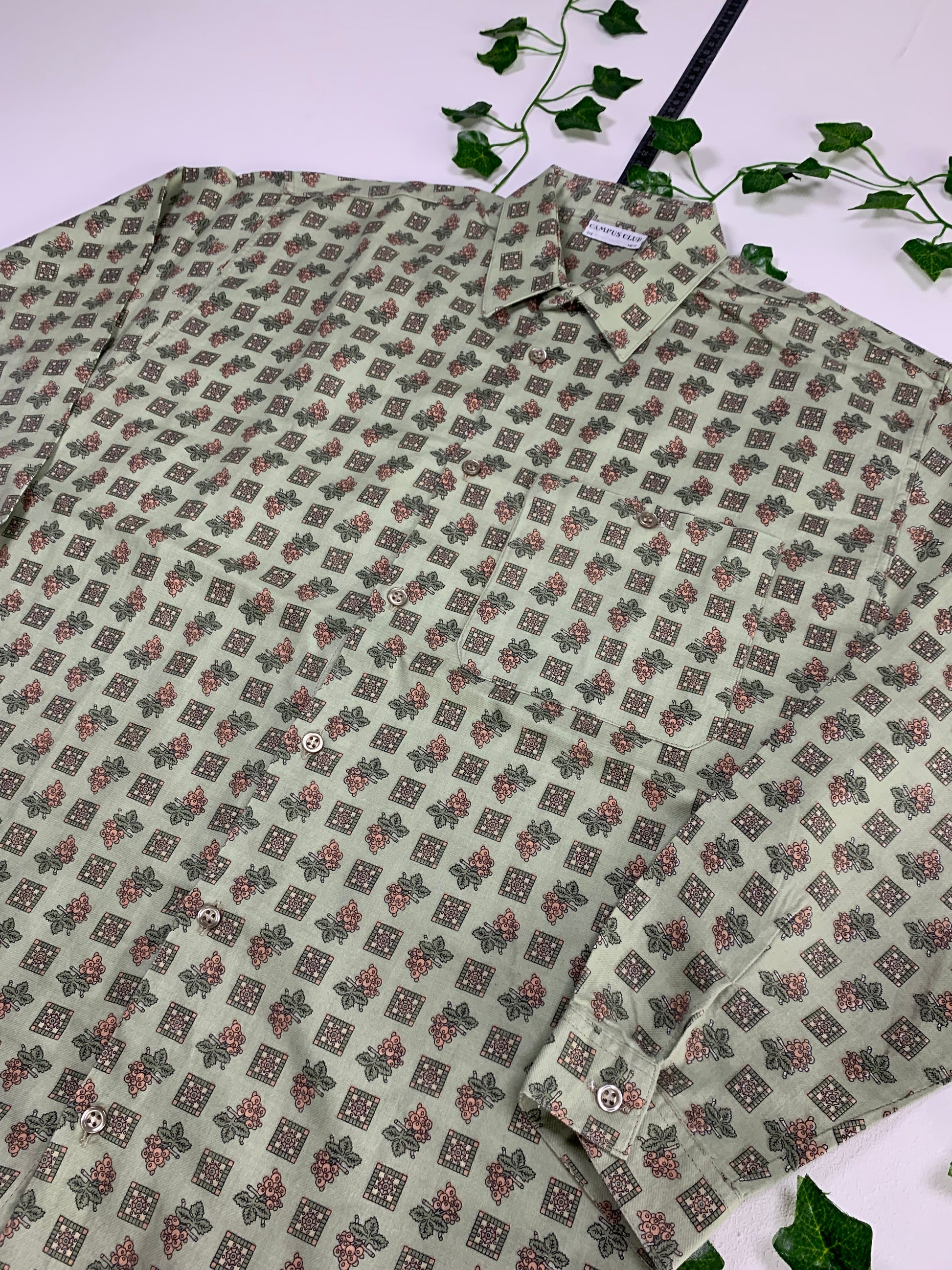 Vintage langarm Hemd S - MonkeysVintage