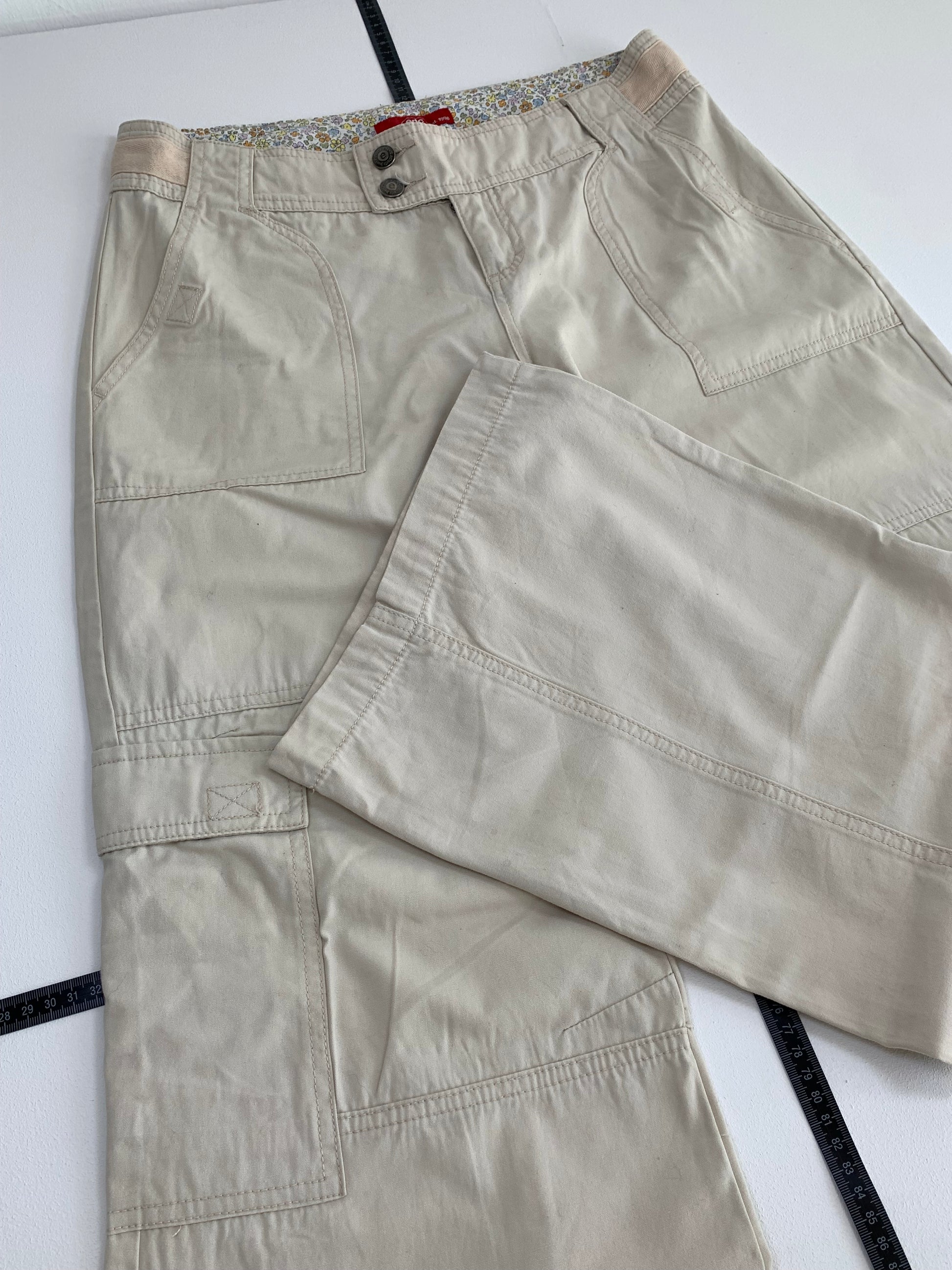 Vintage Low Waist Baggy Cargo Hose L - MonkeysVintage