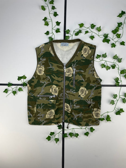 Vintage Weste Camouflage M - MonkeysVintage