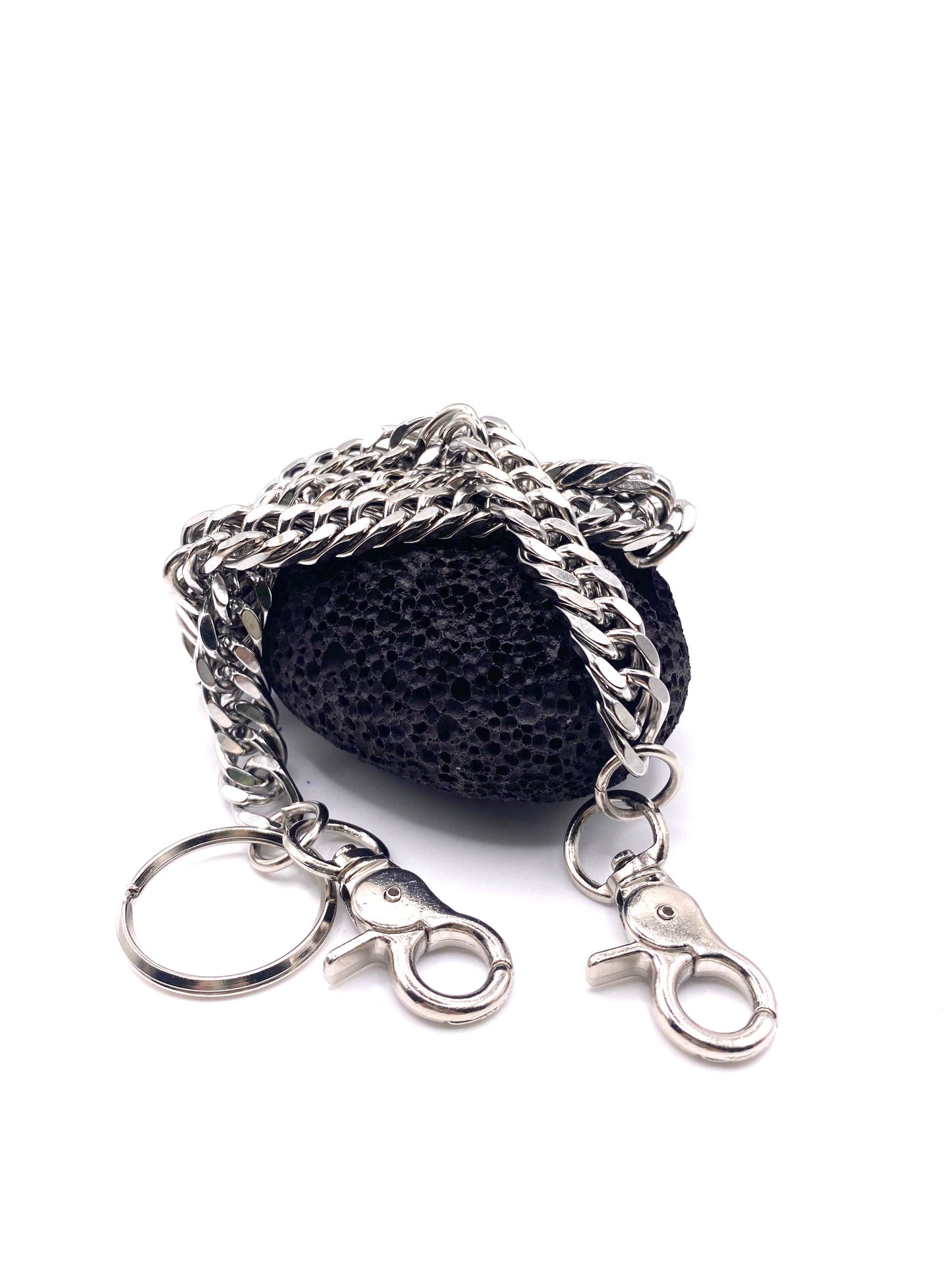 Stainless Steel Hosenkette - 40cm, 11mm Biker Streetstyle Y2K