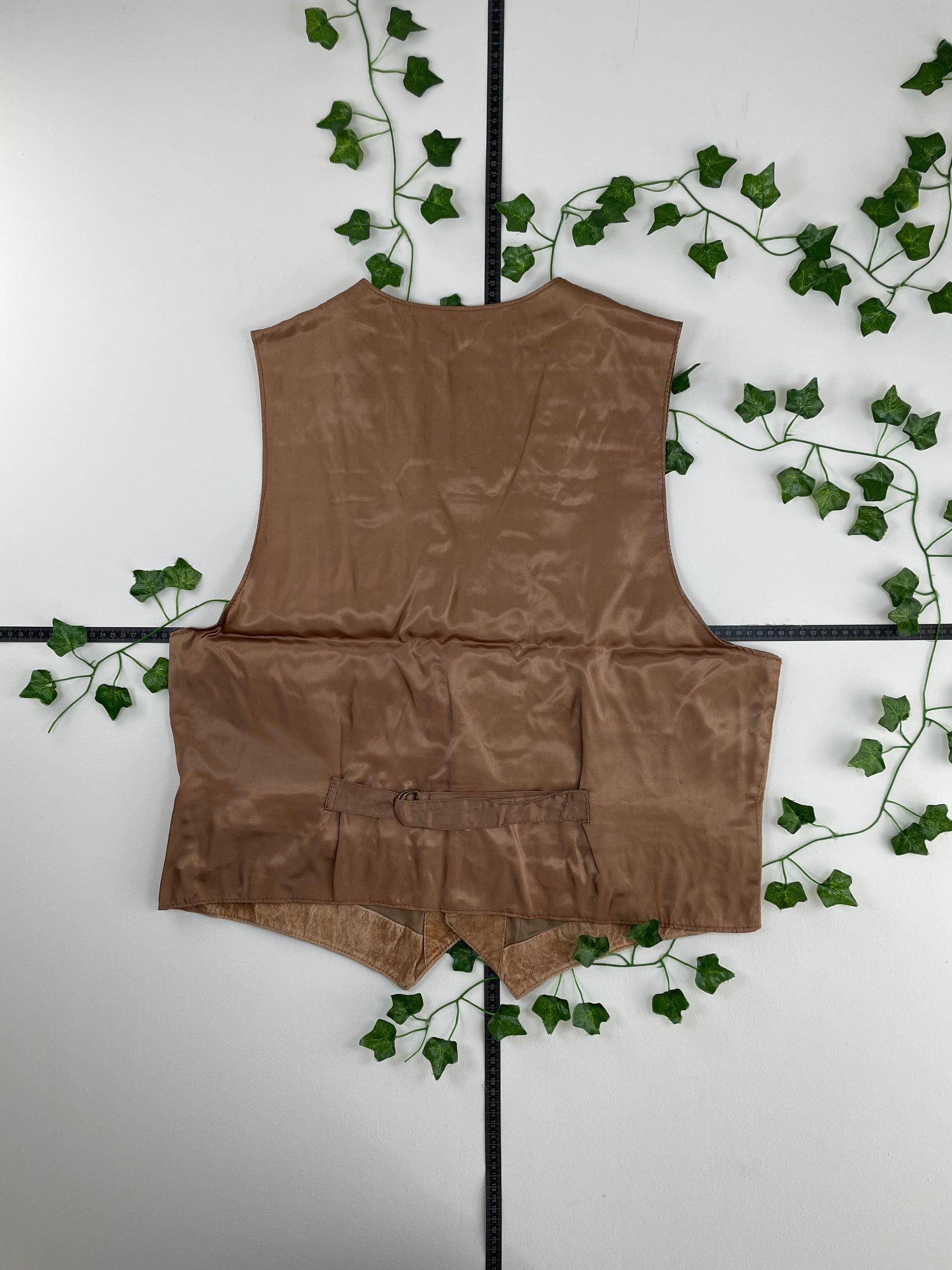 Vintage Leder Weste XL - MonkeysVintage