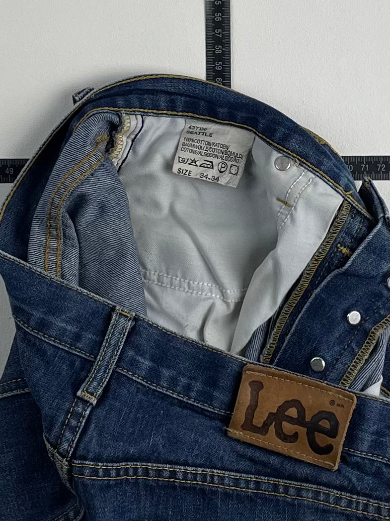 Lee Vintage Straight Leg Jeans W34 L34 - MonkeysVintage