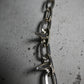 "Silver Fang" - Silberne Hosenkette mit Spikes | Punk Rock Style Accessoire