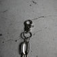 "Silver Fang" - Silberne Hosenkette mit Spikes | Punk Rock Style Accessoire