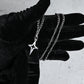 Silberkette mit Stern-Anhänger – Y2K Star Necklace | Streetwear Surfer Hip Hop Look