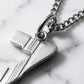 "The 7" Streetwear Necklace silber Halskette mit 7 Anhänger Y2K