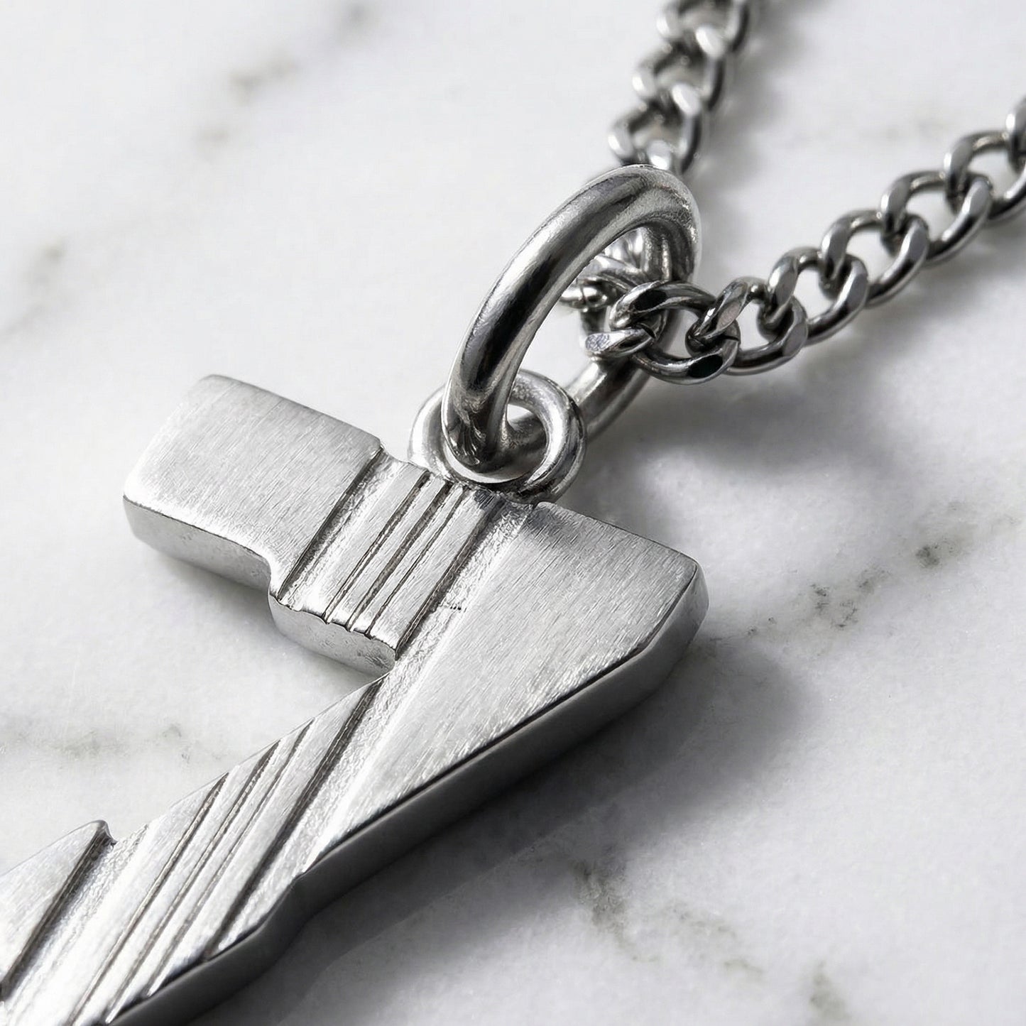 "The 7" Streetwear Necklace silber Halskette mit 7 Anhänger Y2K