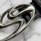 "Double S" Streetwear Y2K Gürtel Belt mit silber Schnalle