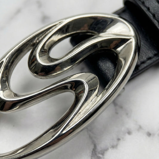 "Double S" Streetwear Y2K Gürtel Belt mit silber Schnalle