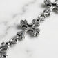 "Holy Drip" Streetwear silber Hosenkette mit Kreuzen als Glieder Pants Chain