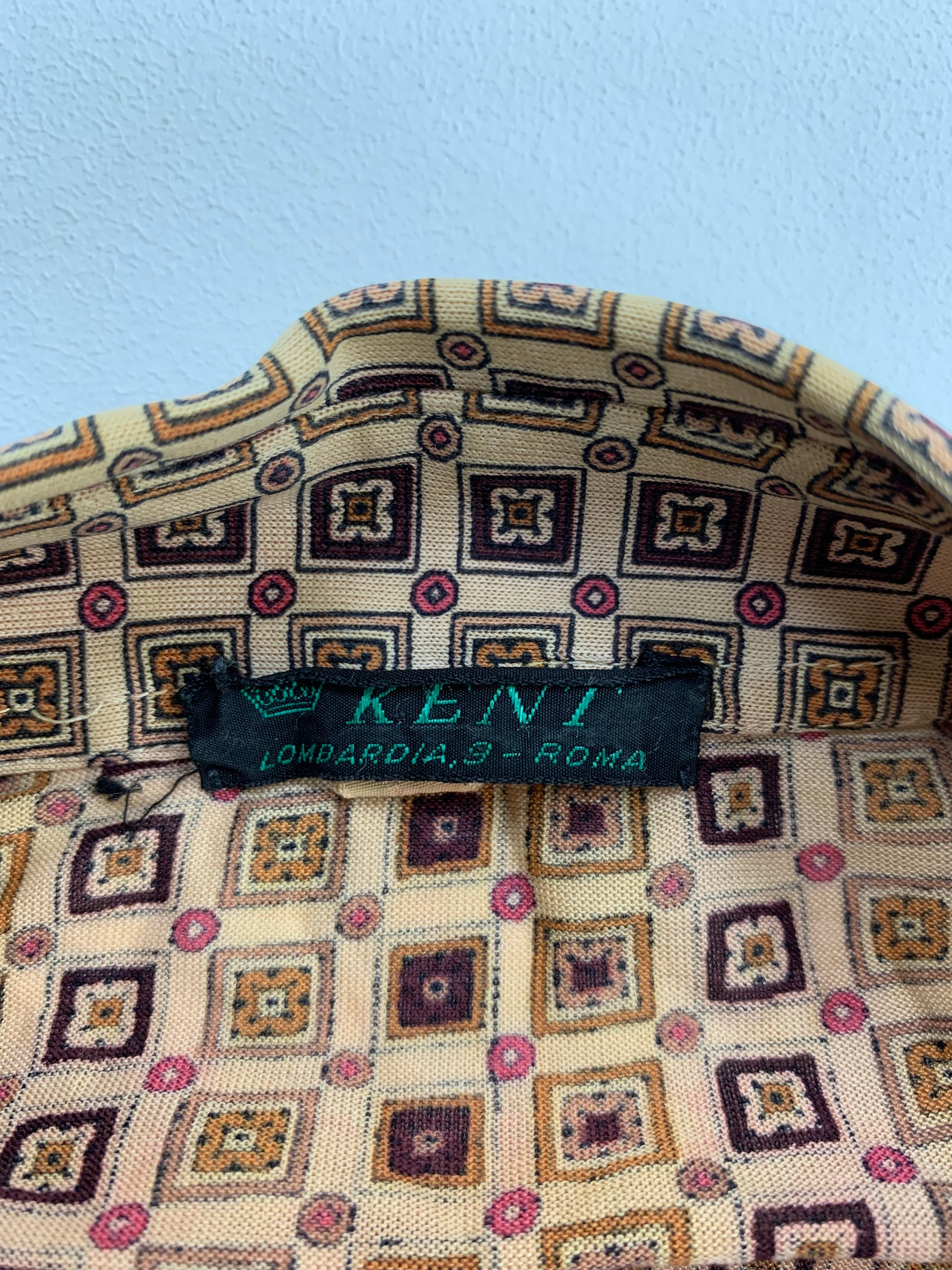 Vintage 80s langarm Hemd S - MonkeysVintage