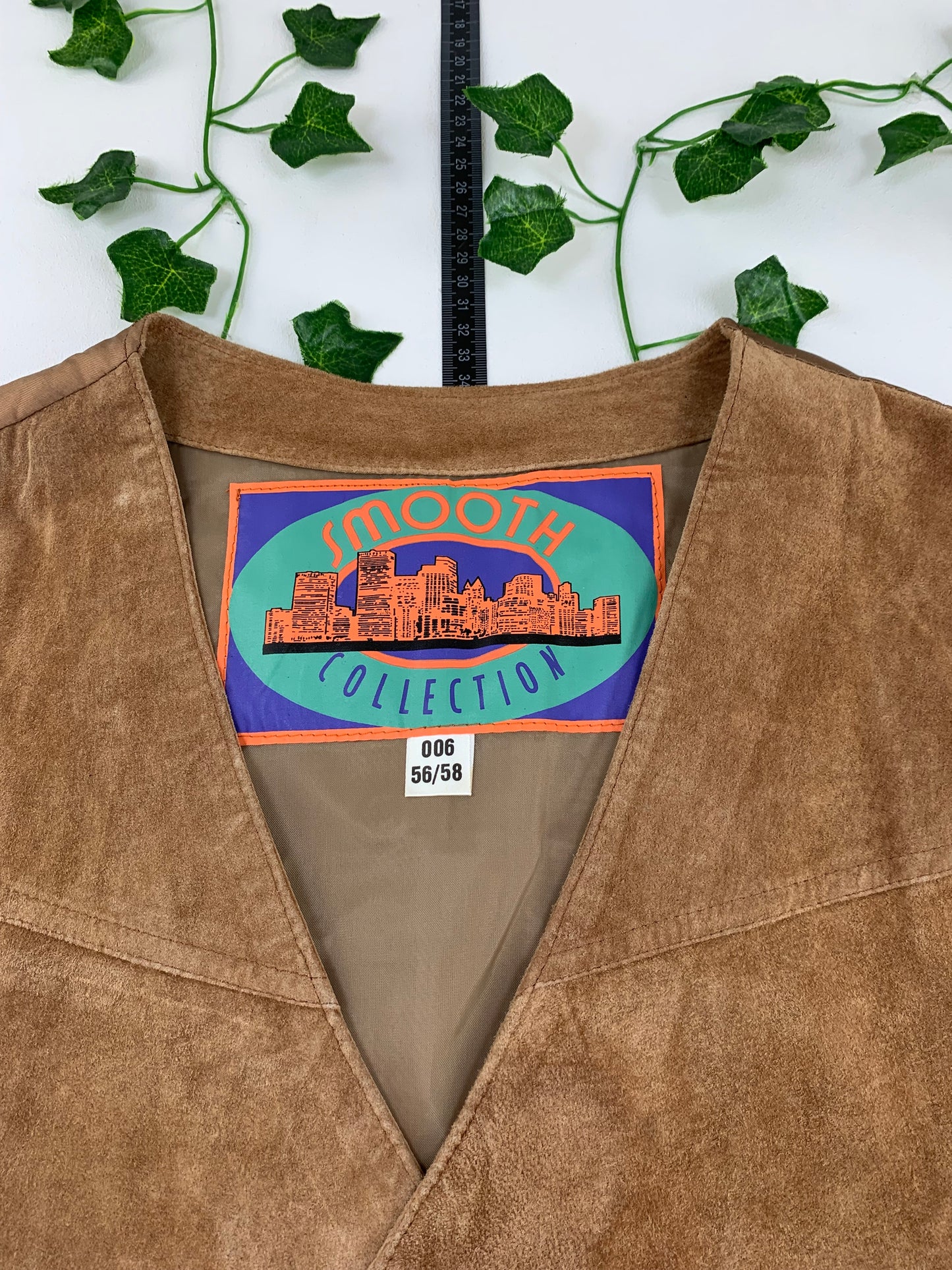 Vintage Leder Weste XL - MonkeysVintage