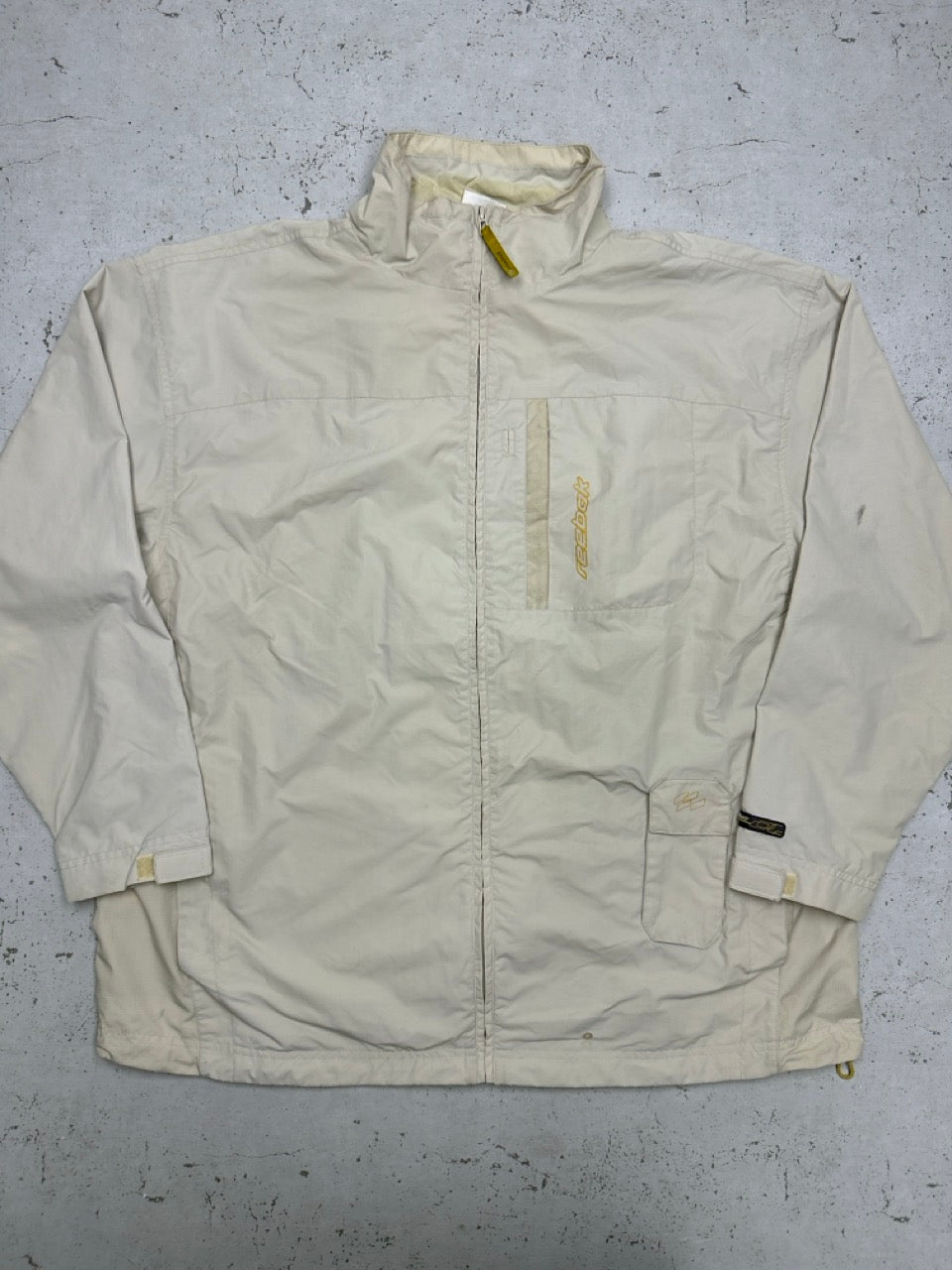 Reebok Windbreaker creme Vorderseite
