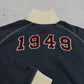 Adidas Sweatjacke navy creme 1949 Schriftzug Detail