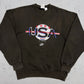 Nike USA 1993 Sweatshirt oliv braun Vorderseite