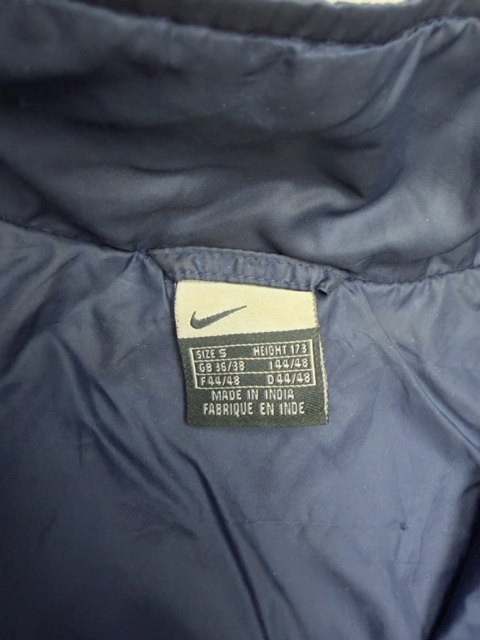 Nike Nylonjacke navy anthrazit Etikett Größe S