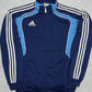 Adidas Trainingsjacke navy hellblau Vorderseite