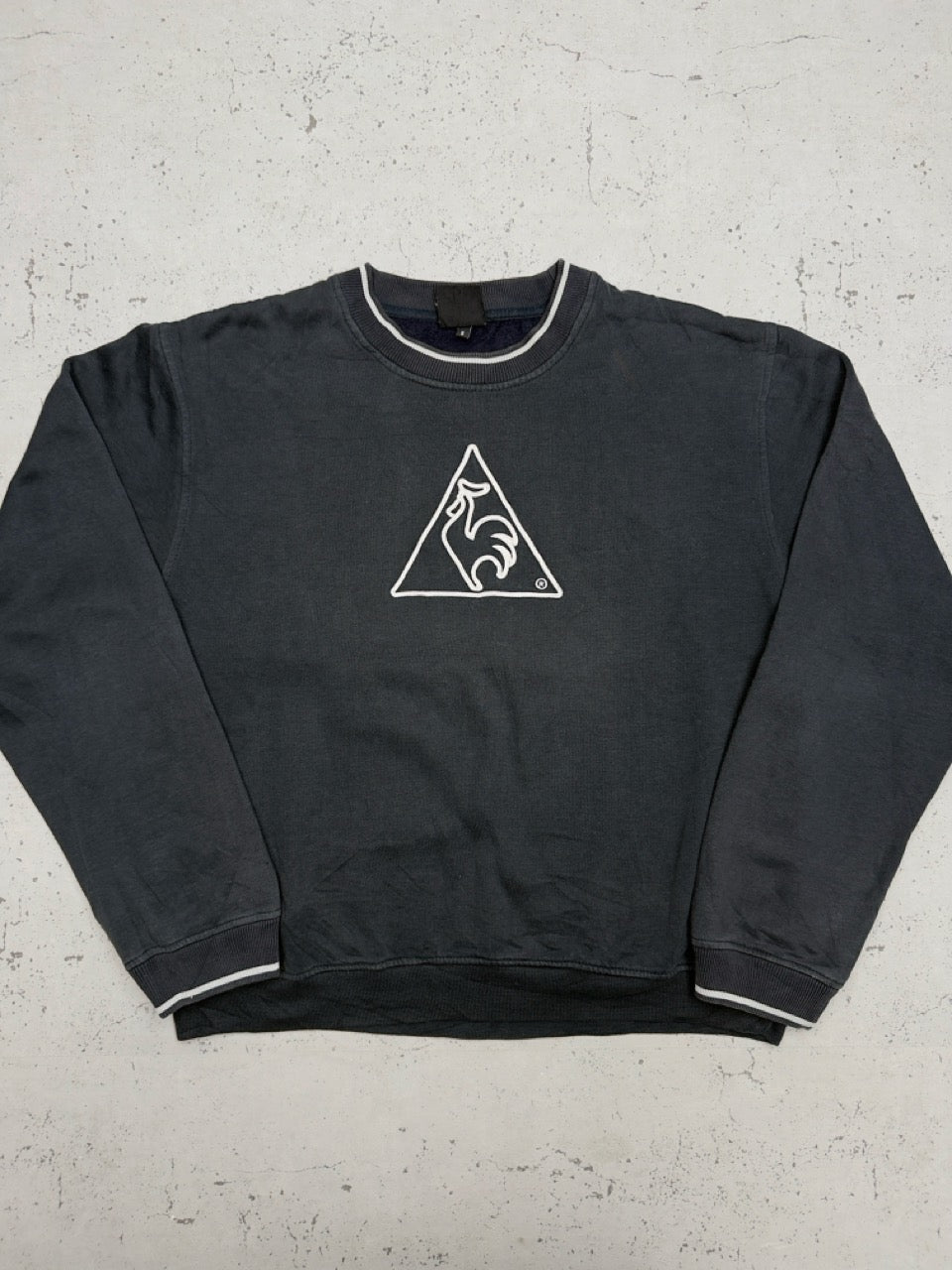 Le Coq Sportif Sweatshirt schwarz Vorderseite