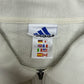 Adidas Sweat Polo creme dunkelbraun Etikett Größe L